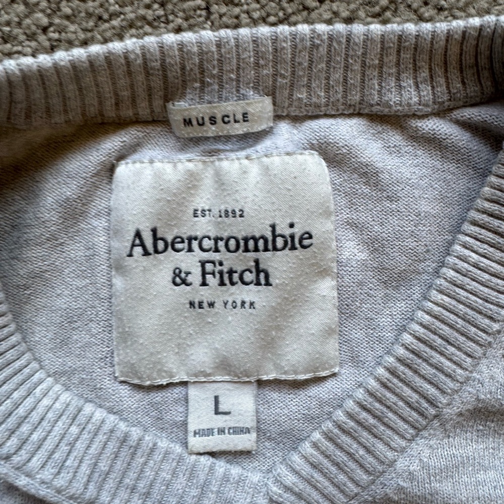 Abercrombie & Fitch Gray Men's Sweater